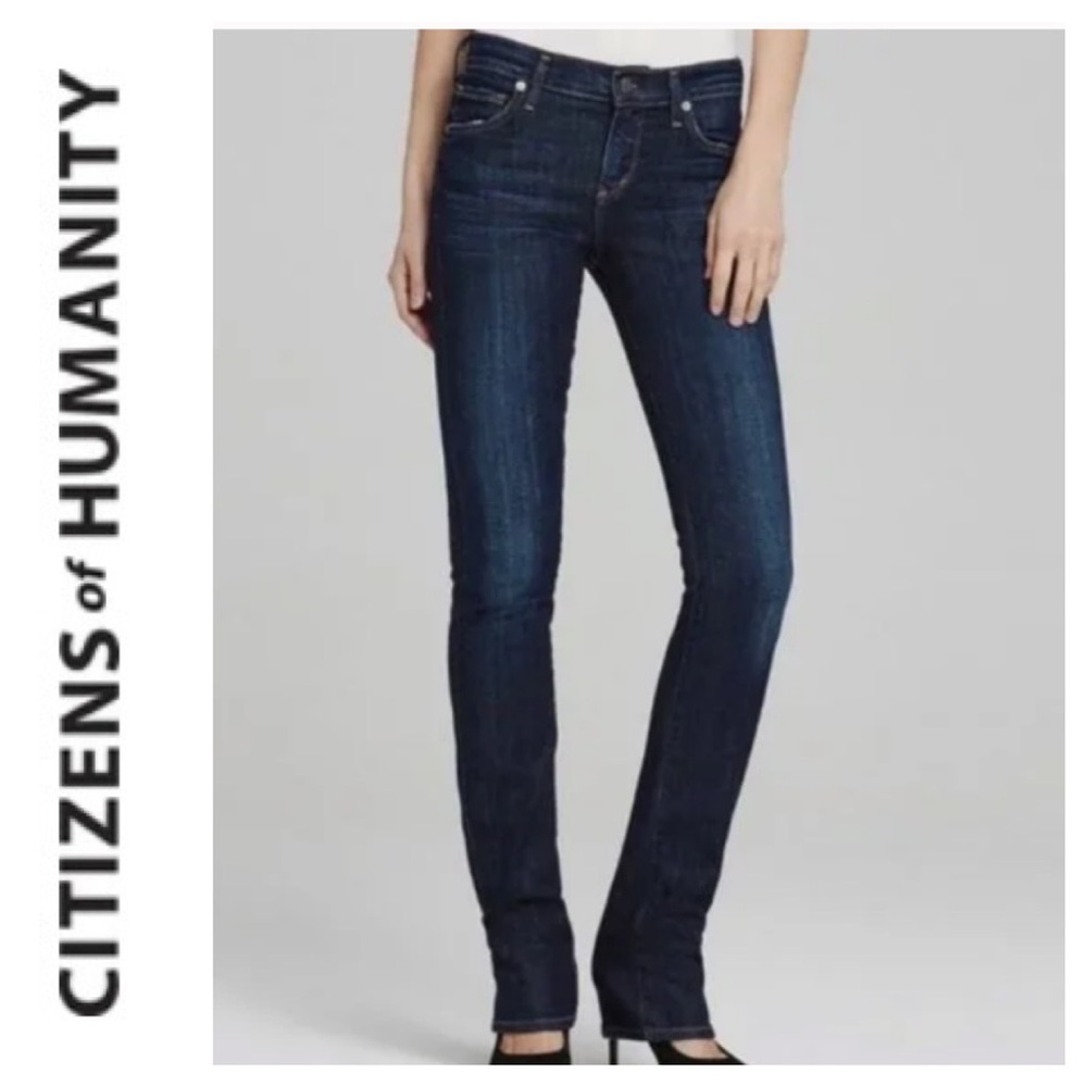 🐞Citizens of Humanity ELSON Medium Rise Straight Leg Jean Size 29x28”